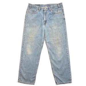 Levis 550 Mens Vintage Relaxed Fit Tapered Leg Light Wash Jeans W38 L30 Canada